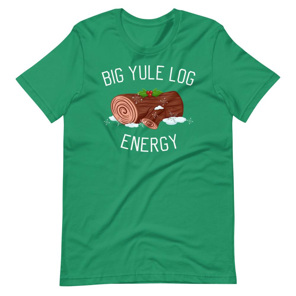 Big Yule Log Energy-T-Shirts-Swish Embassy