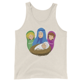 Birth of Cheesecake (Tank Top)-Christmas Tanks-Swish Embassy