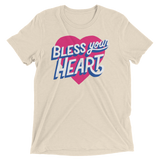 Bless Your Heart (Triblend)-Triblend T-Shirt-Swish Embassy