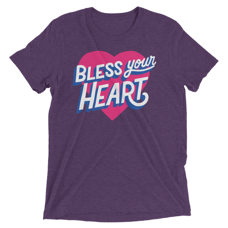 Bless Your Heart (Triblend)-Triblend T-Shirt-Swish Embassy