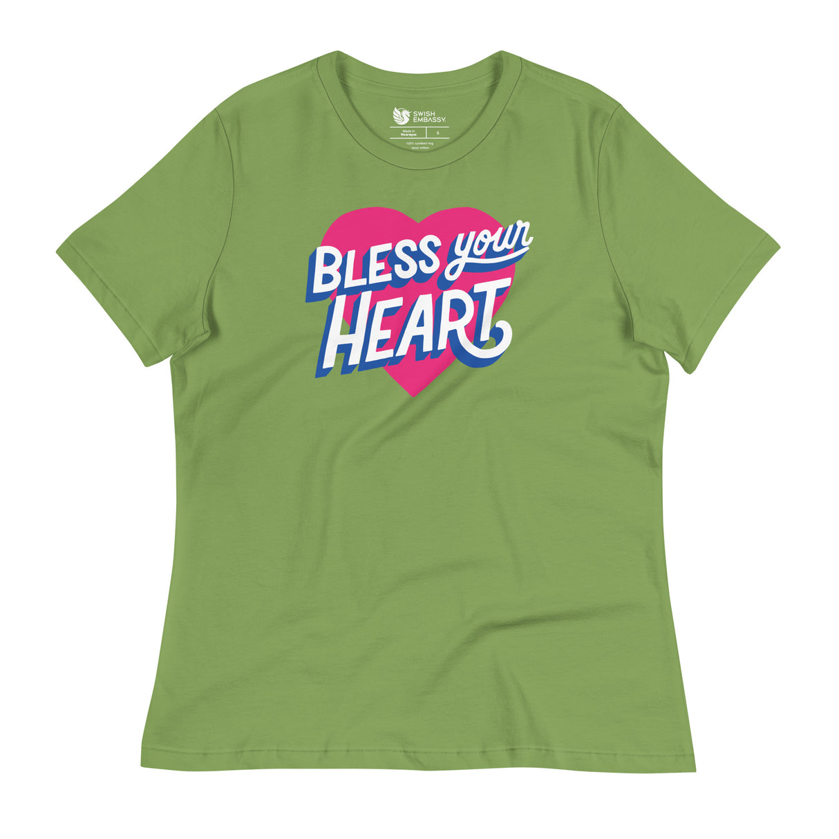 Bless Your Heart (Women's Relaxed T-Shirt)-Women's T-Shirts-Swish Embassy