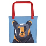 Blue Bear (Tote bag)-Bags-Swish Embassy