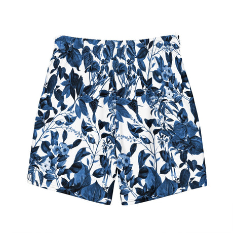 Blue Botanical (Swim Trunks)-Swim Trunks-Swish Embassy