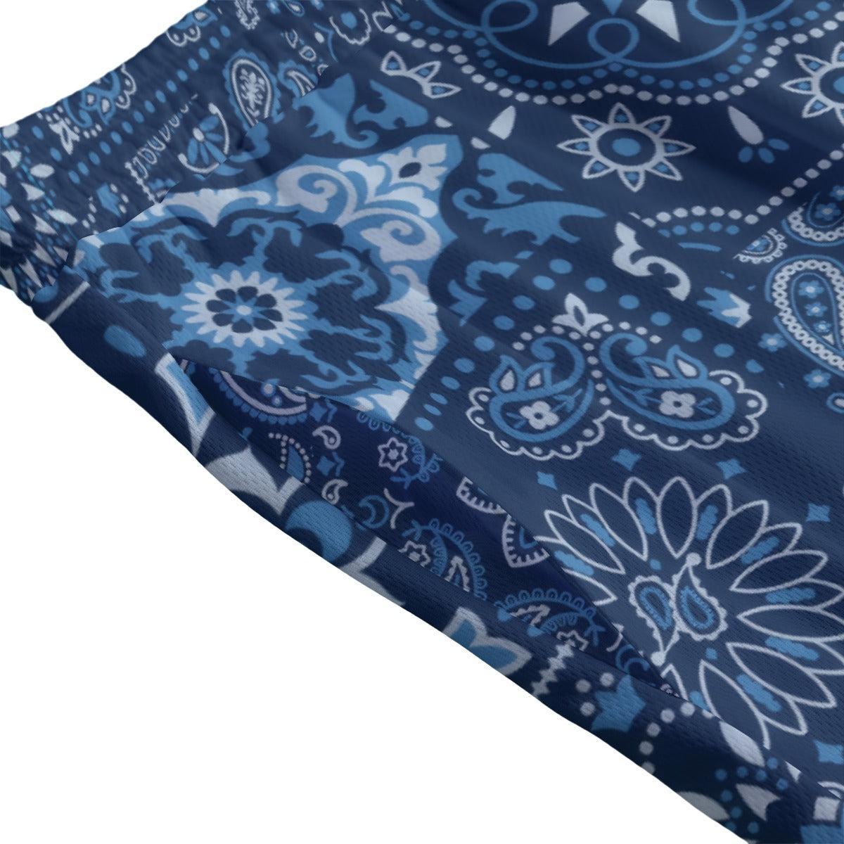 Blue Hanky (Shorts)-Shorts-Swish Embassy