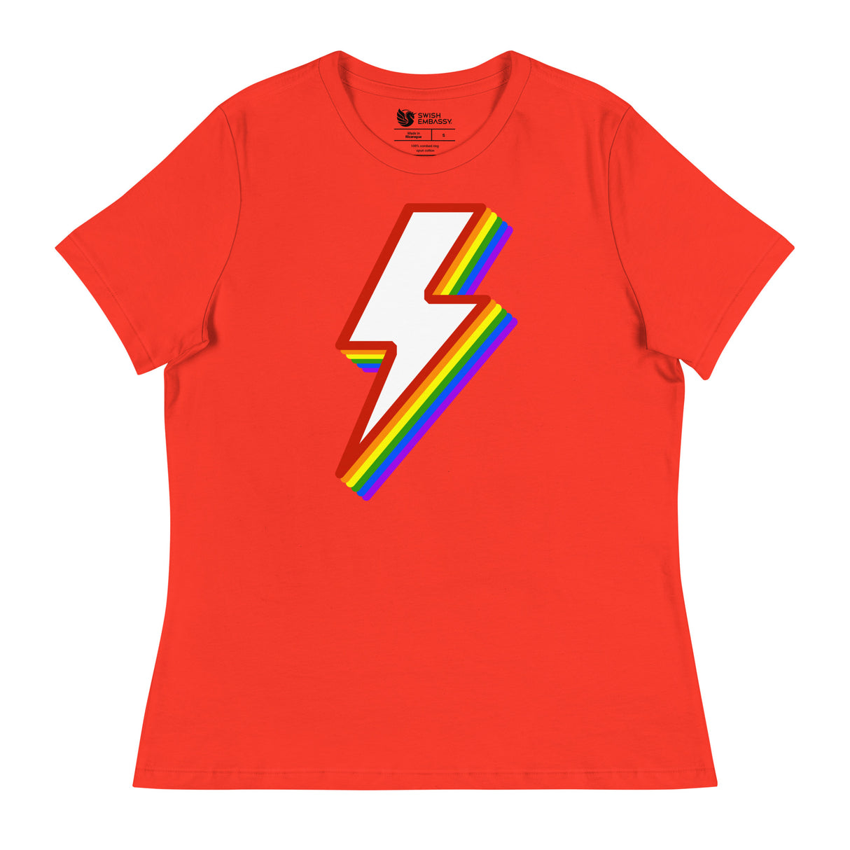 Bolt (Women's Relaxed T-Shirt)-Women's T-Shirts-Swish Embassy