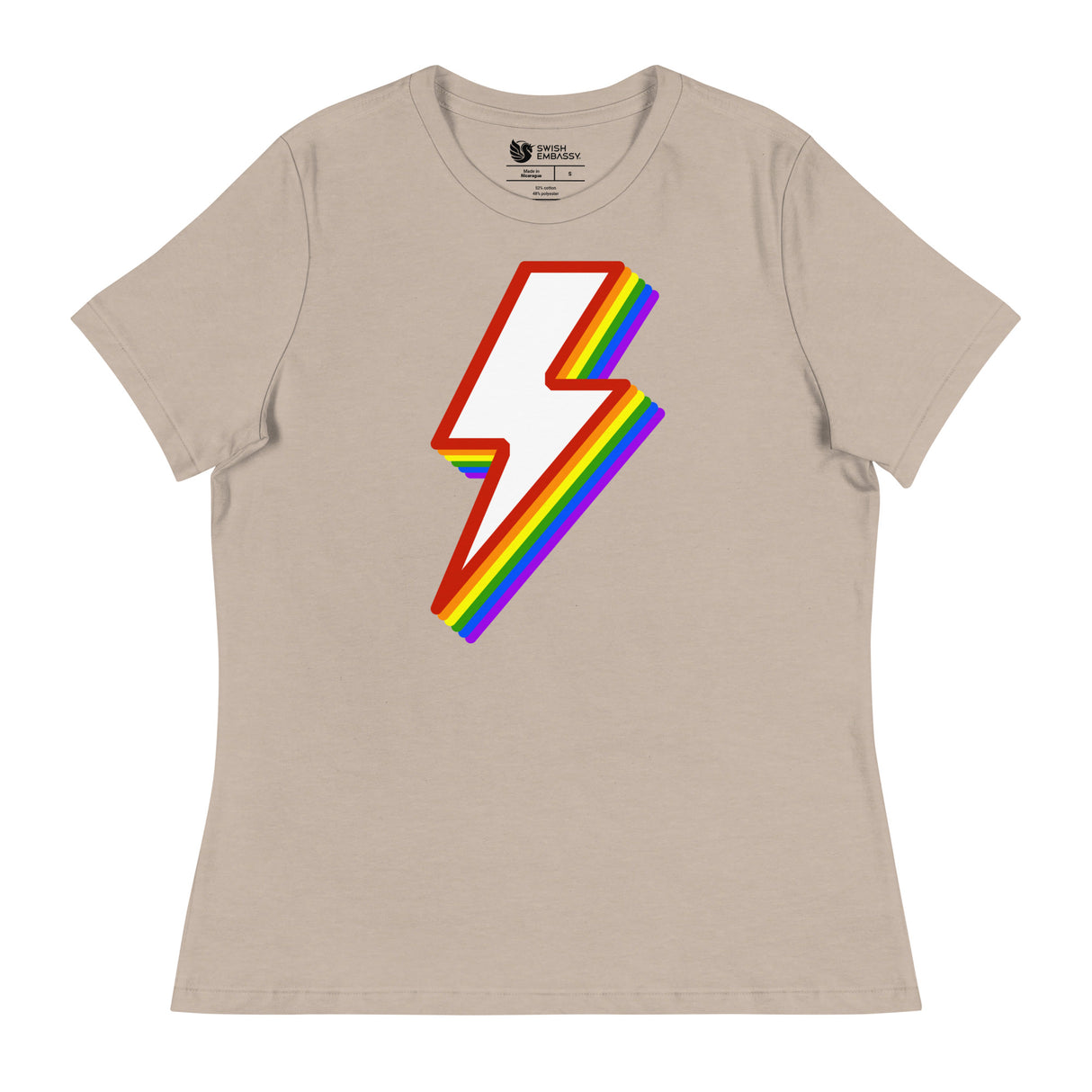 Bolt (Women's Relaxed T-Shirt)-Women's T-Shirts-Swish Embassy