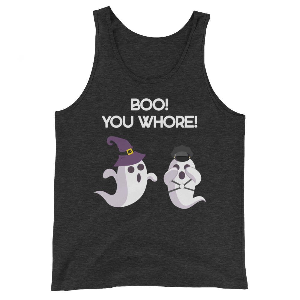 Boo! You Whore! (Tank Top)-Tank Top-Swish Embassy