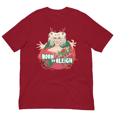 Born to Sleigh-T-Shirts-Swish Embassy