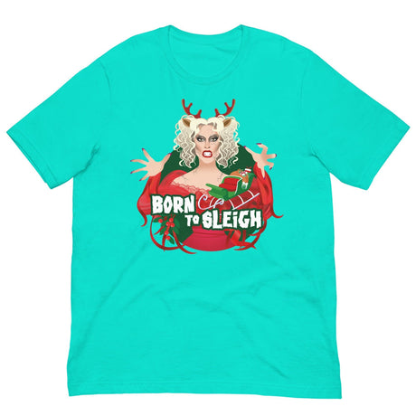 Born to Sleigh-T-Shirts-Swish Embassy