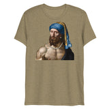 Boy with a Pearl Necklace (Triblend)-Triblend T-Shirt-Swish Embassy