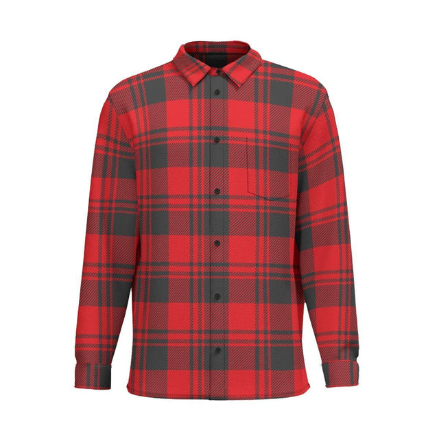 Buffalo Plaid (Cotton Long Sleeve Shirt)-Cotton Long Sleeve Button Shirt-Swish Embassy