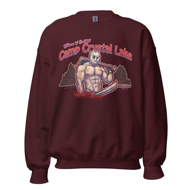 Camp Crystal Lake (Sweatshirt)-Sweatshirt-Swish Embassy