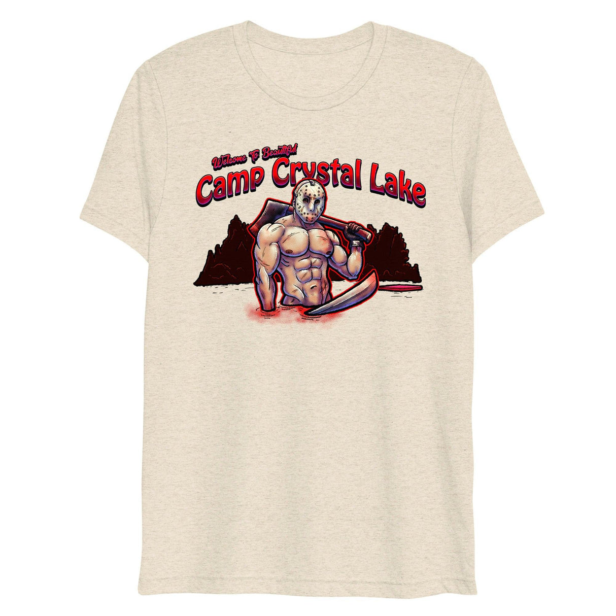 Camp Crystal Lake (Triblend)-Triblend T-Shirt-Swish Embassy