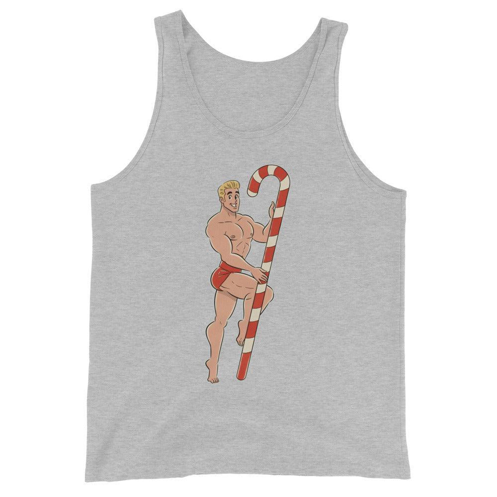 Candy Cane Crush (Tank Top)-Christmas Tanks-Swish Embassy