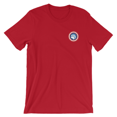 Cap'n Ameribear (Embroidered T-Shirt)-Embroidered T-Shirts-Swish Embassy