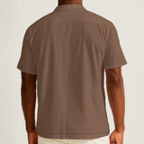 Caramel Drip (Cotton Button Shirt)-Cotton Button Shirt-Swish Embassy