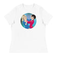 Cat Fight (Women's Relaxed T-Shirt)-Women's T-Shirts-Swish Embassy