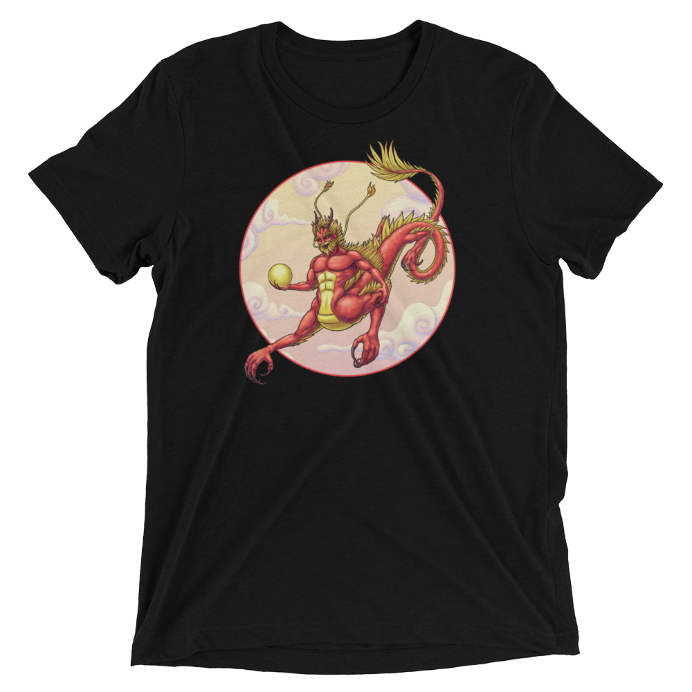 Centaur Dragon (Triblend)-Triblend T-Shirt-Swish Embassy