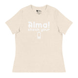 Check Your Battery (Women's Relaxed T-Shirt)-Women's T-Shirts-Swish Embassy