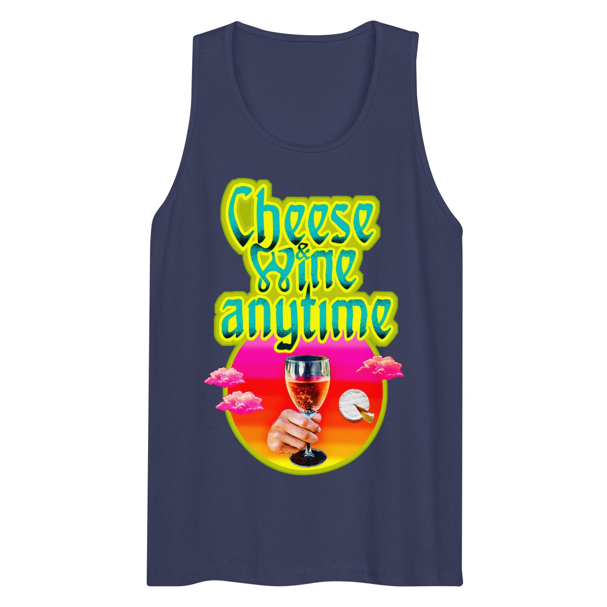 Cheese and Wine (Tank Top)-Tank Top-Swish Embassy