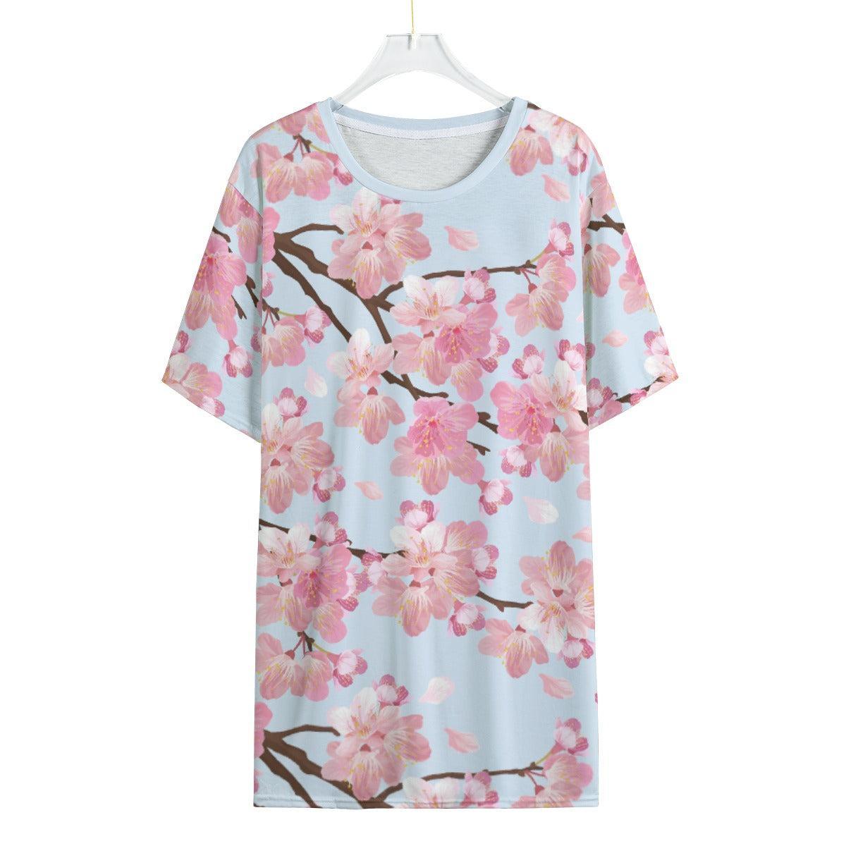 Cherry Blossom (Allover T-Shirt)-Allover T-Shirt-Swish Embassy