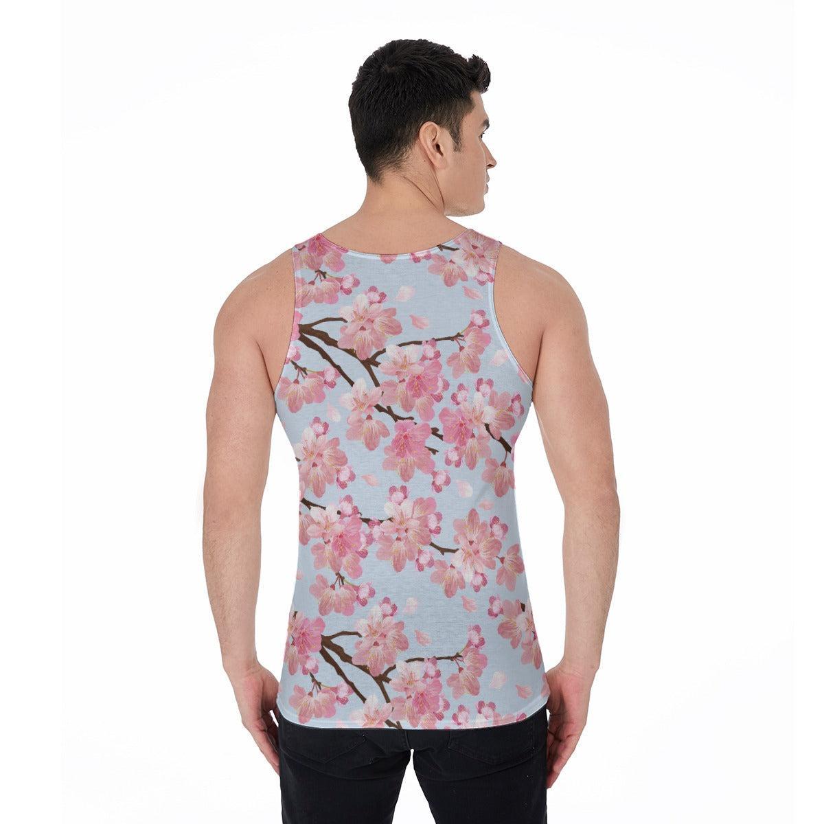 Cherry Blossom (Allover Tank Top)-Allover Tank Top-Swish Embassy