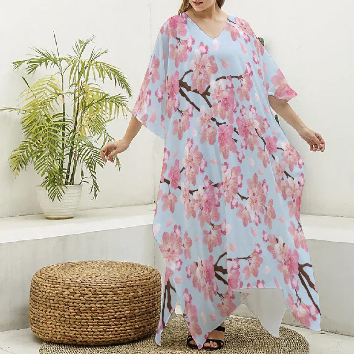 Cherry Blossom (Kaftan)-Kaftan-Swish Embassy
