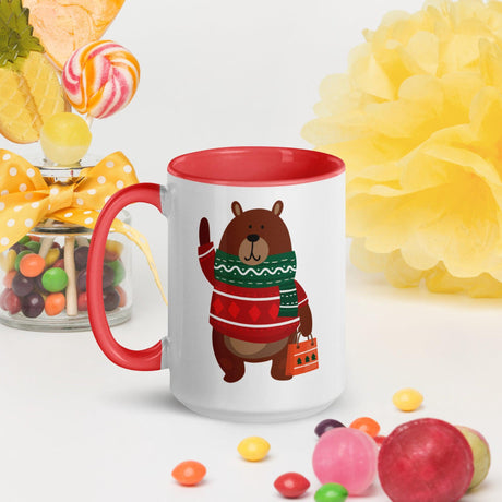 Christmas Bear (Christmas Mugs)-Christmas Mugs-Swish Embassy