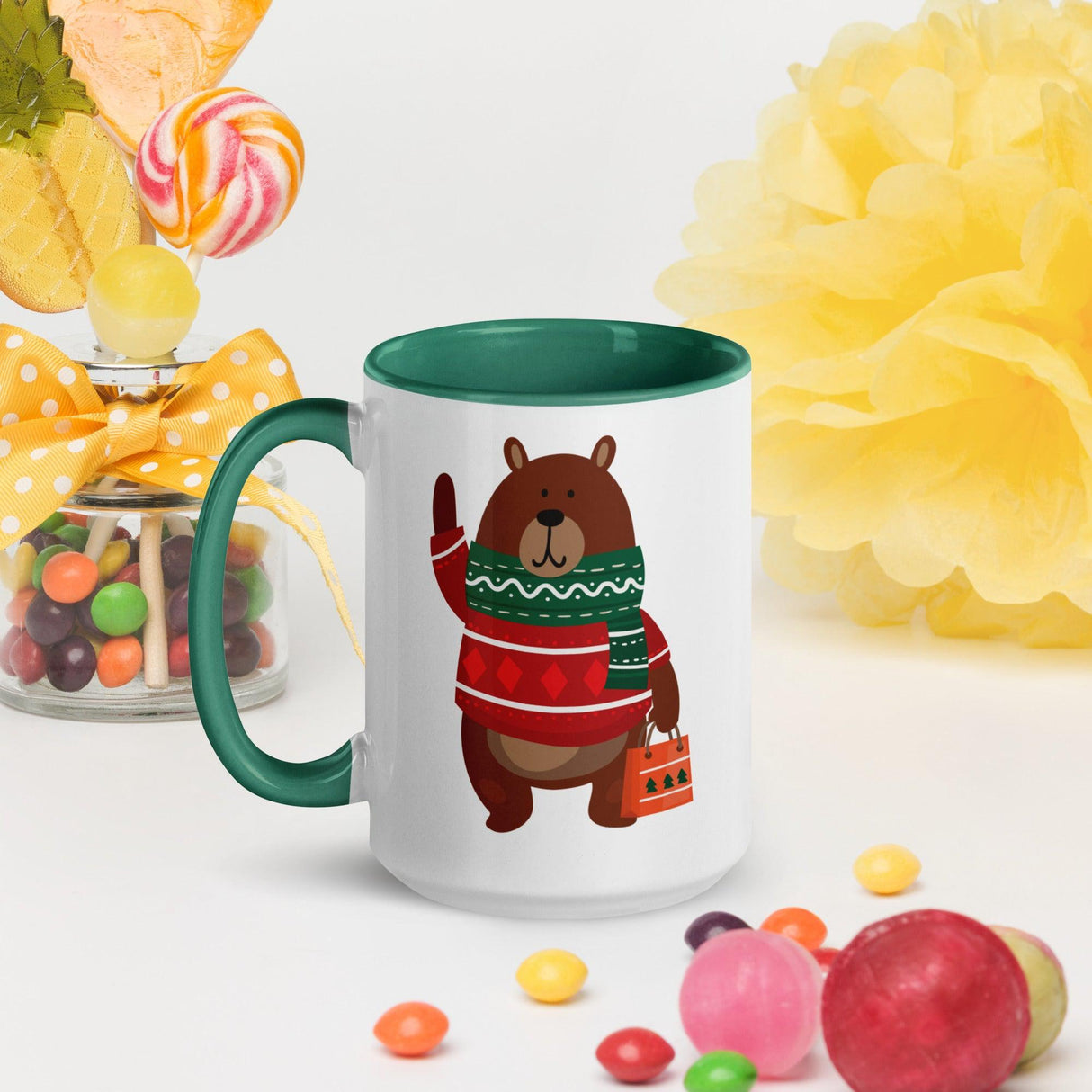 Christmas Bear (Christmas Mugs)-Mugs-Swish Embassy