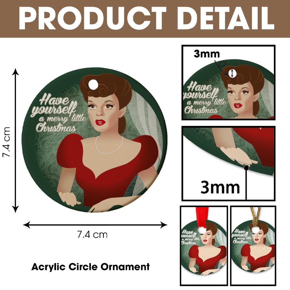 Christmas Garland (Ceramic Holiday Keepsake)-Ceramic Holiday Keepsake-Swish Embassy