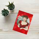 Christmas Garland (Greeting card)-Greeting Card-Swish Embassy