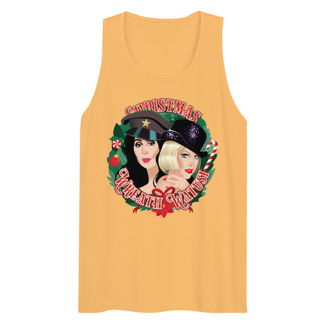 Christmas Wreath Watusi (Tank top)-Tank Top-Swish Embassy