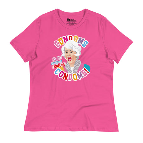 Condoms! (Women's Relaxed T-Shirt)-Women's T-Shirts-Swish Embassy