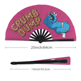 Crumb Dumpster (Folding Clack Fan)-Folding Fans-Swish Embassy