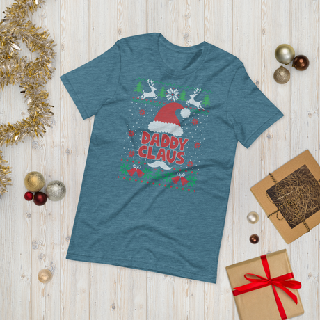 Daddy Claus (Ugly Christmas)-T-Shirts-Swish Embassy