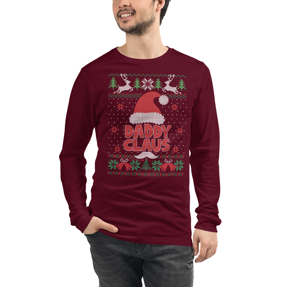 Daddy Claus (Ugly Christmas)-T-Shirts-Swish Embassy