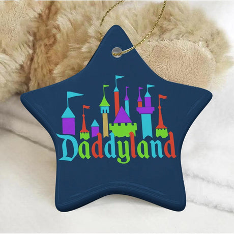 Daddyland (Ceramic Holiday Keepsake)-Ceramic Holiday Keepsake-Swish Embassy