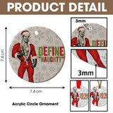 Define Naughty (Ceramic Holiday Keepsake)-Ceramic Holiday Keepsake-Swish Embassy