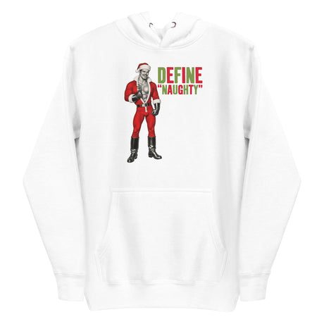 Define Naughty (Hoodie)-Christmas Hoodies-Swish Embassy