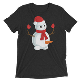 Do You Wanna Build A Snowman? (Triblend)-Triblend T-Shirt-Swish Embassy