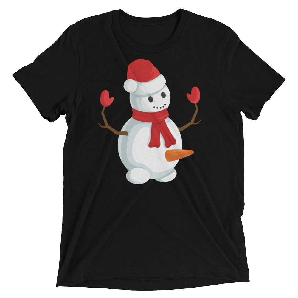 Do You Wanna Build A Snowman? (Triblend)-Triblend T-Shirt-Swish Embassy