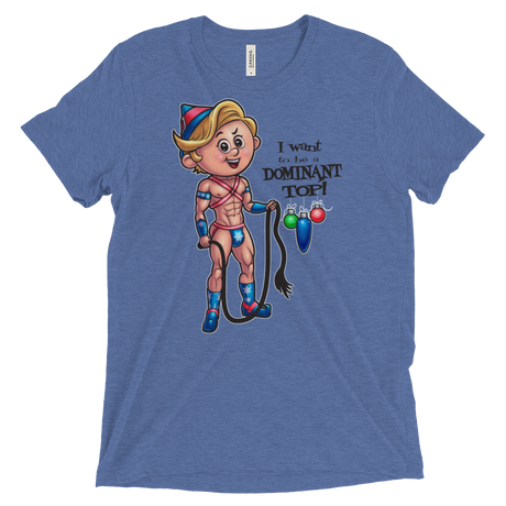 Dom Top Elf (Triblend)-Triblend T-Shirt-Swish Embassy