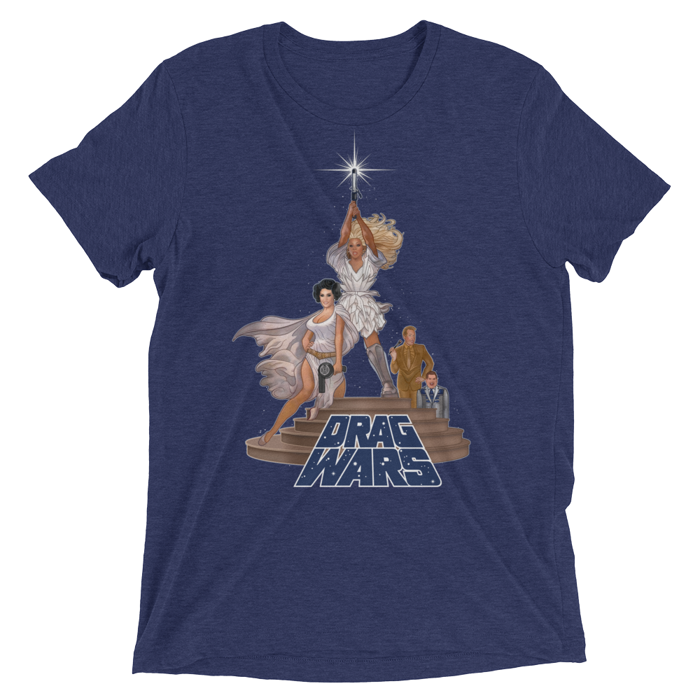 Drag Wars (Triblend)-Triblend T-Shirt-Swish Embassy