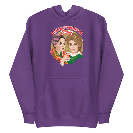 Drink Your Eggnog Shelby (Hoodie)-Christmas Hoodies-Swish Embassy