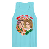 Drink Your Eggnog Shelby (Tank Top)-Christmas Tank Tops-Swish Embassy