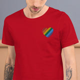 Embroidered Pride Heart-Embroidered T-Shirts-Swish Embassy