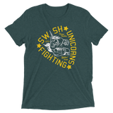 FIghting Unicorns (Triblend)-Triblend T-Shirt-Swish Embassy