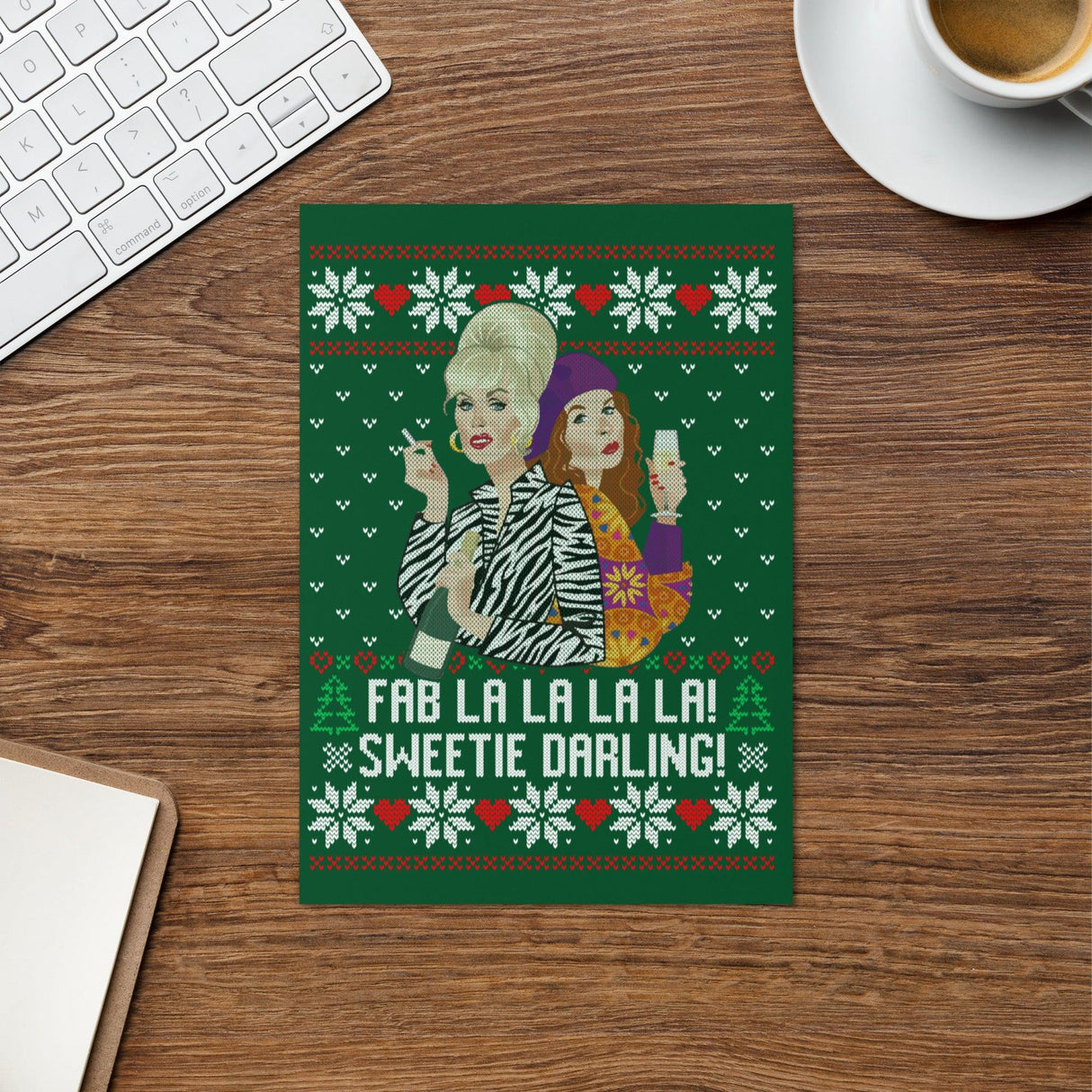 Fab La La La La (Greeting card)-Greeting Card-Swish Embassy