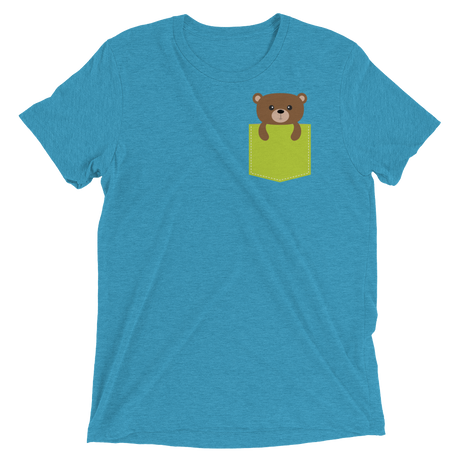 Faux Pocket Bear (Triblend)-Triblend T-Shirt-Swish Embassy