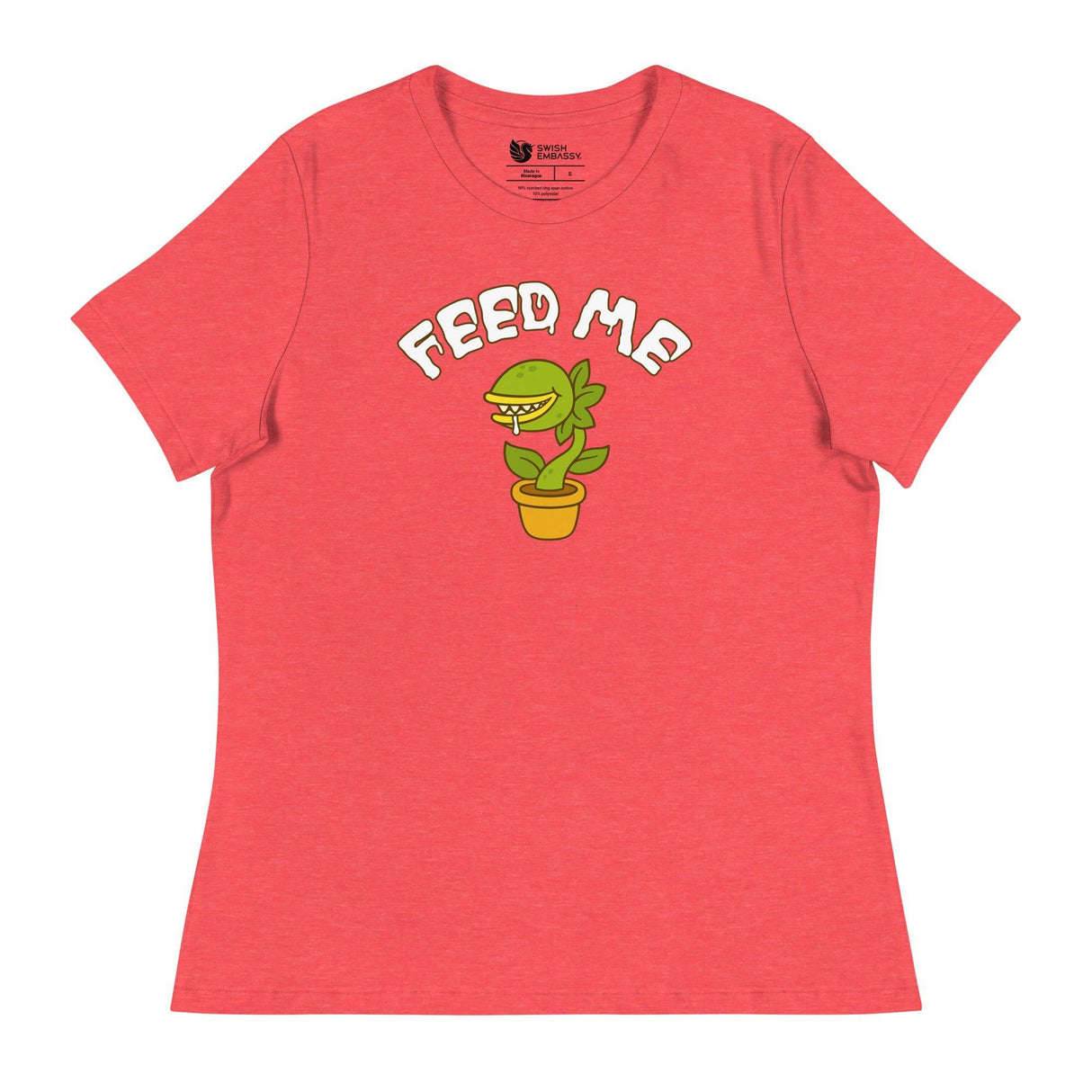Feed Me (Women's Relaxed T-Shirt)-Women's T-Shirts-Swish Embassy